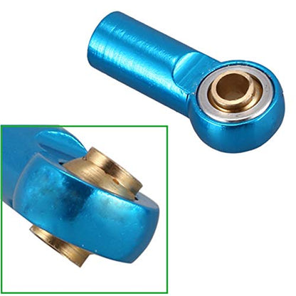 10PCS ShareGoo Aluminum M3 Tie Rod End Ball Joint Link Ball Head Holder Compatible with Tamiya HSP Traxxas Axial SCX10 1/10 RC Car Truck Buggy Crawler