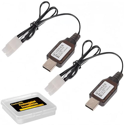 8.4V USB Charger Battery Charging Cable with Standard Tamiya Plug for RC Truck RC Excavator 8.4V NICD/NIMH Battery Charger