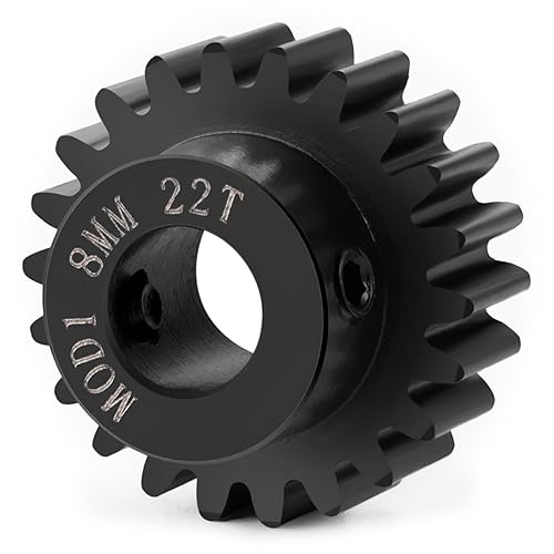 M1 Steel Motor Gears Pinion 8MM 22T for Tra-xxas 1/5 X-MAXX RC Car - style: 22T
