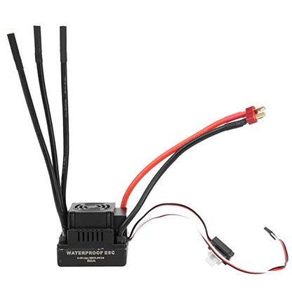 VGEBY Brushless ESC, 120A High-Current RC Speed Controller for 1/8 Scale Off-Road Racing, Electronic Speed Controller for Hobby Modeling Enthusiasts and RC Car Racing