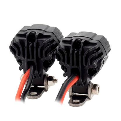 MEUS RACING RC Car LED Lights Kit Spotlights for Axial SCX24 Traxxas TRX4M Redcat Ascent-18 1/18 1/24 RC Crawler Upgrades Parts (2 Lights) - style: 2 Lights