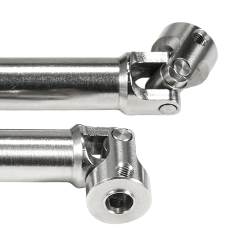 Machined Stainless Steel Slash Drive Shaft Universal Joint Driveshaft for RC Truck Rustler Stampede Hoss 4x4 VXL HQ727 Upgrade