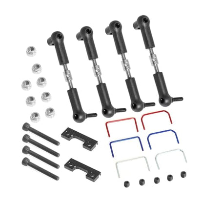 Rc Car Connecting Rod for Traxxas for Slash for E-Revo 1/16 Front and Rear Wide Sway Bar Anti Roll Bar Kit RC Car Parts and Accessories Upgrade Replacement Use