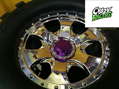17mm Hex Wheel Conversion with 5mm Extensions M5 Right and Left Wheel Nuts Purple for HPI Savage Flux X XL 21 25 SS 4.6