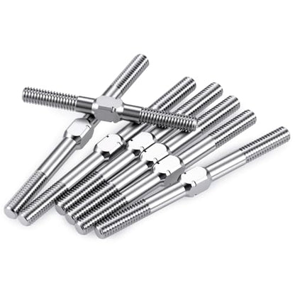 RCLIONS 1set/7pcs Titanium Alloy Turnbuckles Tie Rod Link Set for 1/10 LOSI 22S Sprint RC Car Upgrade Parts