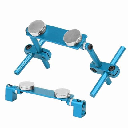 RC Car Body Post, Aluminum Magnetic Invisible Body Shell Mount Column Kit for HSP 1/10 SakuraS XI CS Tamiya416/417 T3/T4/94123 RC Racing Car (Blue) - color: Blue