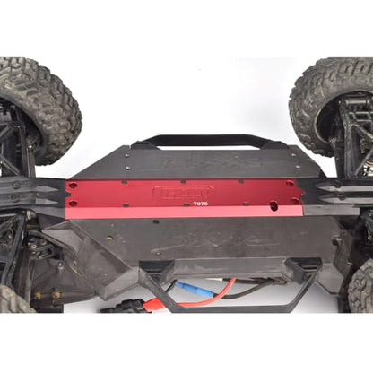 GPM High End 7075 Alloy Center Skidplate for Traxxas 1/8 6S Maxx Slash (Green) - color: Green