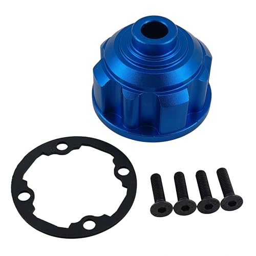 Differential Case Housing W224 for Maxx Maxx V2 Maxx Slash WideMaxx (Blue) | Aluminum,Front,Center,Rear,1/8 6S,1/10,CNC Machined,Upgrade Parts,High Strength,Precision Fit - color: Blue