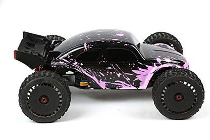 SummitLink Custom Body Compatible for 1/10 1/8 Scale RC Car or Truck (Truck not Included) (Muddy Pink Over Black) - style: Muddy Pink Over Black