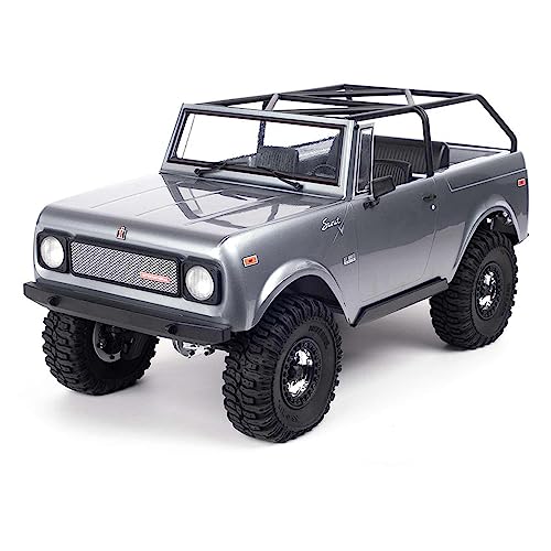 Redcat Racing Gen9 Scout 800A 1/10 Scale Trail RC Truck Crawler, 4WD Electric, 2-Speed Transmission, Portal Axles, Licensed International Body, Waterproof ESC, RTR Remote Control Truck - Graphite