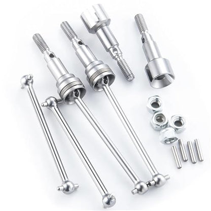 for Hbx 16889A 1/16 Rc Car Parts Accessories Front Rear Steel Drive Shaft Cvd Monster Truck Model Upgrade Parts RC Cars Models Parts