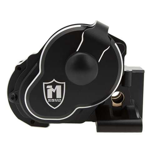 MEUS RACING Transmission Case Gearbox Housing for 272 272RTraxxas VXL 2WD Slash Bandit Rustler Stampede Drag Slash C10 Mustang 5.0 F-150 Raptor (Black) - color: Black