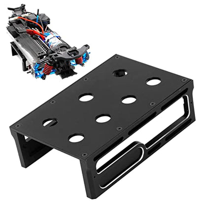 RC Car Repair Work Stand Repair Tool wear resistance Aluminum Alloy RC Car Repair Workstation for 1/8 for 1/10 RC Truck Scales(Black) , RC Car Repair Work Stand Repair Tool Wear ResistanRC Car Work