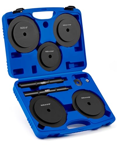 Orion Motor Tech Truck Hub Seal Installer Kit, Heavy Duty Seal Drivers Compatible with Class 7 8 Trucks, Set of 5 - size: 4-13/16 to 6-5/16 in.