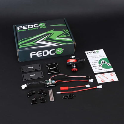SCX24 Brushless Motor and ESC Combo for Axial SCX24 Upgrades | Hobbywing QUICRUN Outer-1621SL Motor with Shock Mount,Receiver Plate,Battery Tray 1/24 RC Crawler RTR Version - style: scx24 motor transmission with esc