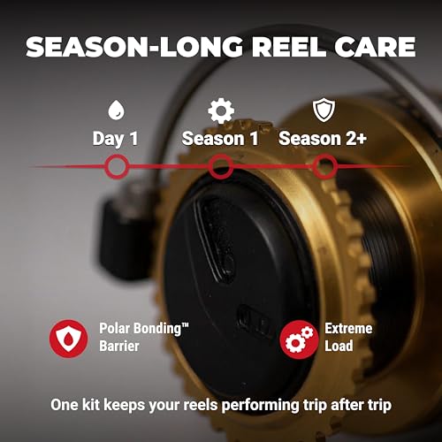 ReelX Fishing Reel Grease, Marine-Grade Anti-Rust Lubricant for Bearings, Spinning, Baitcasting, Spincast, Fly, Trolling & Electric Reels, Corrosion Prevention & Control - size: Oil + Grease 1oz each