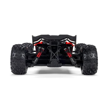 ARRMA 1/16 Mini Kraton 3S DSC 4X4 RTR Brushless RC Speed Truck, Black/Red | RC Car, Battery and Charger Not Included ARA2508T1