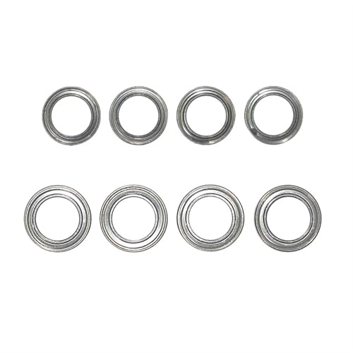 Double Rubber Seal for Xinlehong for Hosim Q901 Q902 Q903 9130 9136 9137 1/16 rc Car Spare Parts 8Pcs Steel Ball Bearing Set