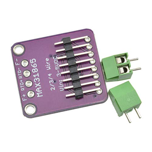 HiLetgo PT100 MAX31865 RTD Temperature Thermocouple Sensor Amplifier Module for Arduino (Pack of 3) - size: Small (Pack of 3)