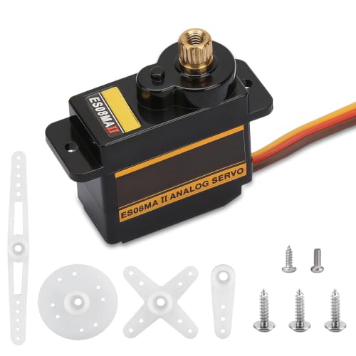 Servo Motor Metal Gear - High Speed Analog Gear Waterproof | Precision Control Angle Digital Torque for RC Helicopter Mechanical Arm Car Boat Robot Drift Buggy Crawler Model Plane
