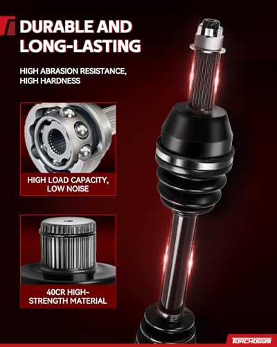 Torchbeam Front Left CV Axle Shaft Fits Toyota 2013-2018 RAV4, Scion 2014-2016 tC, Axle Shaft 66-5444 - size: RAV4 2013-2018 Front Left