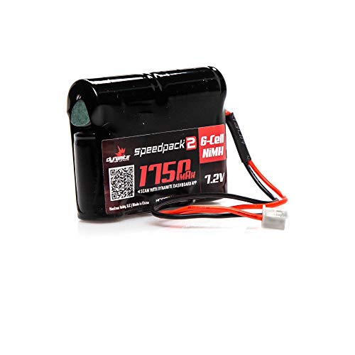 Dynamite 7.2V 1750mAh 6-Cell Speedpack2 Mini-T NiMH Battery: XH-1S (Losi Mini Plug), DYNB2466