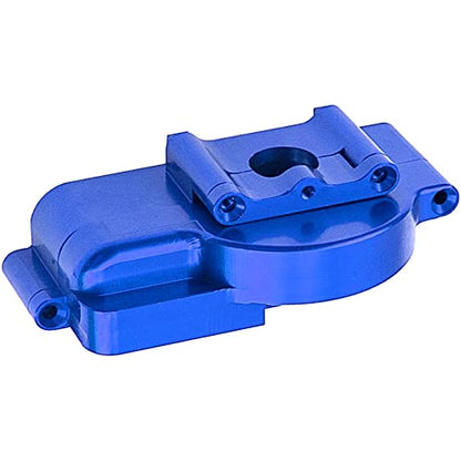 Aluminum Alloy Gearbox Housing Shell Motor Plate #7590 Compatible with Traxxas LaTrax Teton Desert Prerunner Rally SST 1/18 4WD RC Car (Blue) - color: Blue