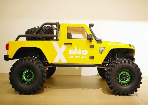 207g Super Heavy Duty RC 2.2 Beadlock Wheel Adjustable 2 Offsets Rims Hub Upgrades for 1/10 Crawle Car Wheel and Tires Remote Control SCX10 Trx4m (Green Black) - color: Green Black