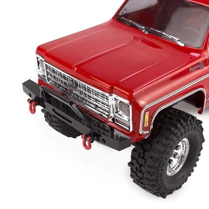 RC Bumper For TRX4M K10 1/18 Aluminum Front Rear Bumper With Tow Trailer Hook RC Crawler Car Upgrade Parts Accessories(Front) - color: Front
