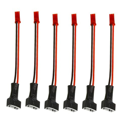 6Pcs 20AWG 3S Lipo Balance Connector JST Male to JST-XH Balance Male Plug Adapter for RC Car Boat 3S LiPo Battery(10CM)