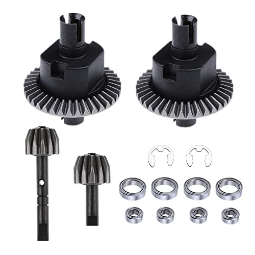 Front & Rear Differential and Gear Kit for 94123 94107 94111 94118 94166 1/10 RC Car Upgrade Parts