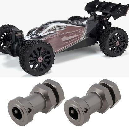 4Pcs 17mm Hex Hub Adapter Wheel Extensions Kit Compatible with Arrma Mojave Typhon, 1:10 Scale Buggy Upgrade