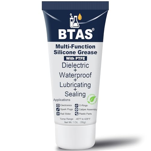 BTAS Dielectric Grease for Electrical Connectors Automotive Spark Plug Boot Battery Terminal Marine Dialectical Electronics Wiring Die Electric Contact Silicone Dialectric Grease 1 oz 1 Pcs - size: 1 oz / 1 Pcs
