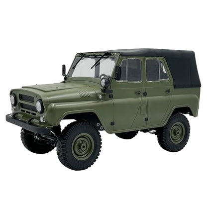 ARRIS WPL C94 UAZ-469 1/12 RC Rock Crawler 4WD Military Truck RTR | Realistic Military Body, Proportional Steering, Off-Road Suspension, Hobby Grade