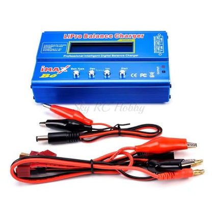 IMAX B6 Battery Charger 80W Lipro Balance Charger Discharger Nimh Li-Ion Ni-Cd Battery Digital LCD Screen for RC Helicopter