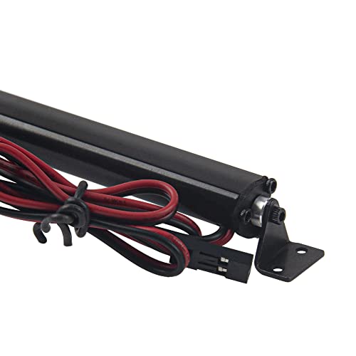 5.9" RC 36Led LED Light Bar Roof LED Lamp Body Shell Roof Light Compatible with Traxxas TRX-4 SCX10 90046 D90 SCX10 II CC01 Redcat Gen7 1/10 RC Crawler Car Truck (L Shape Bracket) - style: L Shape Bracket