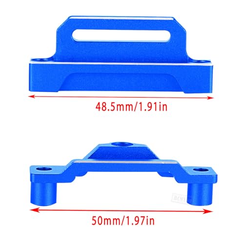 RC Aluminium Tall Battery Holder Mount Hold Down Upgrades Part for 1/10 Slash 2WD LCG,Battery Mount Plate Tray Battery Holder Hops Up,Navy Blue(Adapting Chassis:#5830 5832A) - color: Navy Blue - (Upgrades)