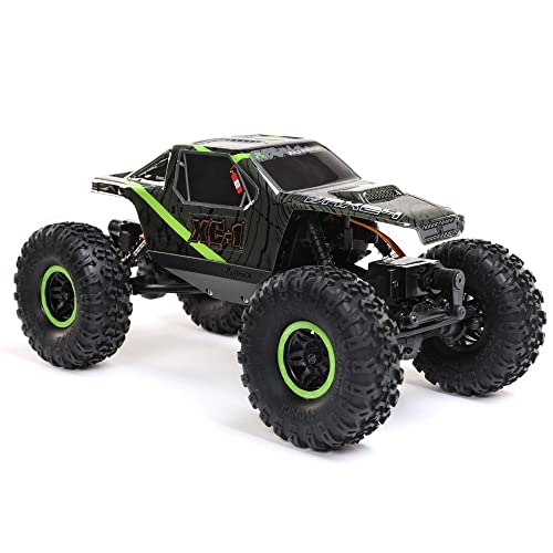 Axial RC Truck 1/24 AX24 XC-1 4WS Crawler Brushed RTR (Includes Everything Needed No Other purchases Required), Green, AXI00003T1 - color: Green