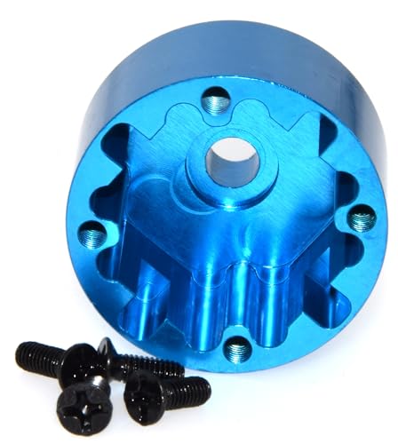 Diff Gear Case Center Differential Shell Diff Housing Cup Compatible with MJX For Hyper Go 10208 1/10 RC Car Upgrade Parts（Blue）