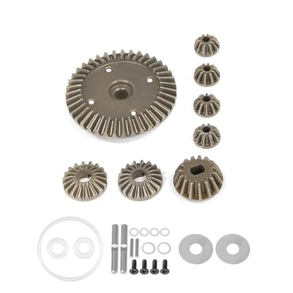 Differential Gear High Efficiency Differential Systems Kits 39T for XV02 TT02 MB01 BT01 XM01 Remote Control Car Parts Remote Control Car Accessories