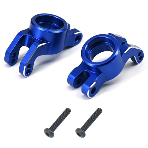 Aluminum Rear Hub Knuckle Arm for ARRMA Mini Kraton 1/16 RC Car, Upgrade Replacement Parts, (Blue Rear Hub/Knuckle Arm) - color: Blue Rear Hub/Knuckle Arm