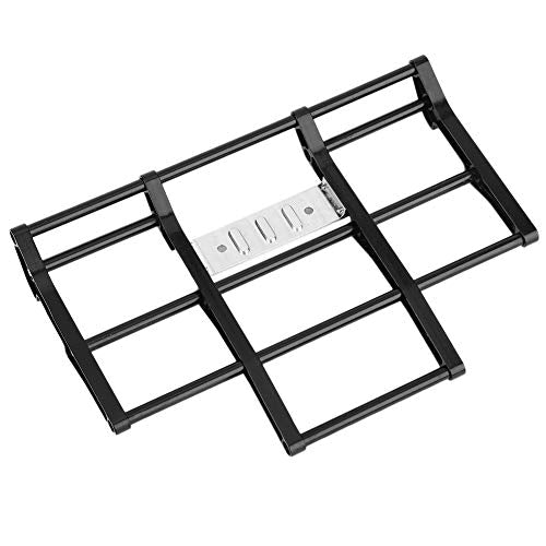 RC Car Bumper, 1/14 RC Car Truck Metal Front Bumper Model Accessory Fit for Tamiya King Hauler, Globe Liner RC Car (N10210BL Black) - color: N10210bl Black