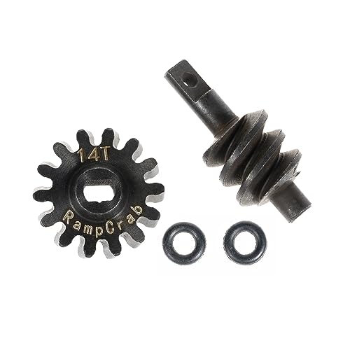 Overdrive Differential Gear Set 14T, Hardened Steel, 1/24, Upgrade Parts for Axial SCX24 Bronco Deadbolt JLU B-17 Gladiator C10, 1/24 RC Crawler Car - size: 14T