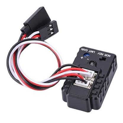 Vikye RC Drift Car Gyroscope, 2 Axle System Vibration Sensor Gyro Module with Sensitivity Adjustment, for Remote Control Racing Cars and Boats