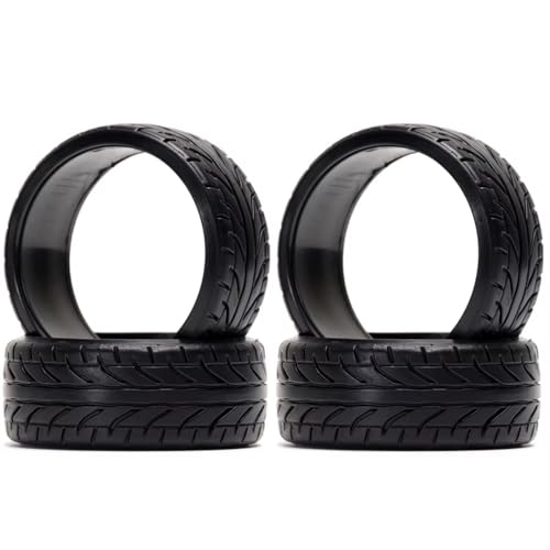 RC Tyre Tires for HSP for Traxxas for RedCat for Sakura for Tamiya for HPI 1/10 rc Car Part 4Pcs 63mm Hard Pattern Plastic Drift Tyres Tires