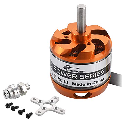 Brushless Motor 3536 RC Outrunner Motor Electric DC Motor for Helicopter UAV Multicopter RC Plane Fixed Wing & Robotic Arm(1250KV) - style: 1250