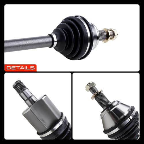 A-Premium Front Left Driver Side CV Axle Shaft Assembly | Compatible with Volkswagen Beetle 2006-2010, Beetle Cabrio 2010, L5 2.5L, Automatic Transmission