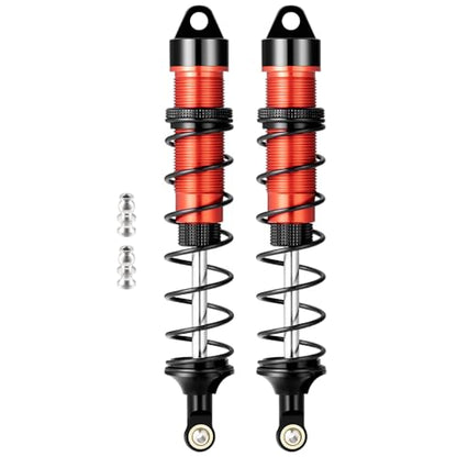 RC Car Front & Rear Shocks Set Adjustable Shocks Compatible with 1/8 Arrma Typhoon 6S Redcat FS/ZD Racing Buggy Truggy Replacement Parts (Rear) - style: Rear