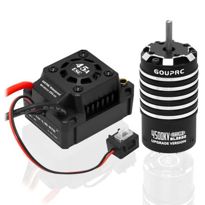 BL2852 4500KV Brushless Motor 3.175mm & Brushless ESC for 1/12/14/16 RC - color: Motor & ESC