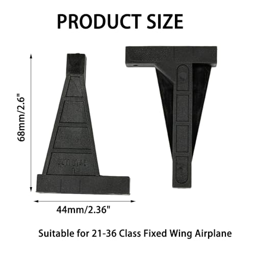 RC Airplane Fixed Wing Airplane Engine Mount for Model Aircraft Helicopter Fixed Wing Parts (44x68mm Suit for 21-36 Class) - style: 44x68mm Suit for 21-36 Class